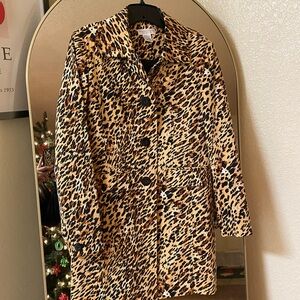 🐆Leopard print coat 🐆